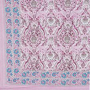 Juego de Sábanas de Algodón Rosa de 240 Hilos para Cama Doble con 2 Fundas de Almohada, 100% Algodón, Estampado Abstracto, Sábana Plana para Uso Doméstico, Juego de 3 Piezas - Product Image 5