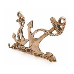 Antique Laiton Anchor Métal Cintre Crochet En Gros De Luxe Vintage Article Nouveau Design 2025 Haute Qualité Top Standard Produit Vente Chaude - Product Image 2