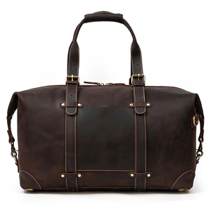Travel <b>Men</b> Waterproof Weekender Carry on Convertible Duffel <b>Overnight</b> Leather Duffle <b>Bag</b> - Product Image 4