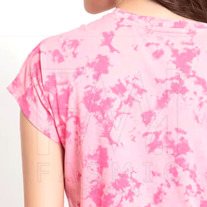 เสื้อยืดผ้าฝ้ายพอดีตัวสำหรับผู้หญิง100% ปรับแต่งได้มีโลโก้แบรนด์ของคุณเองสวมใส่สบายเสื้อยืดไซส์พิเศษ - Product Image 6