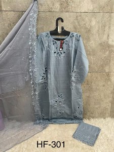 Colección Premium Cristal Viscous con Bordado, Traje Salwar, Fabricante de Surat a Precio de Mayoreo - Product Image 6