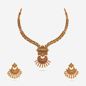 Antique <b>Necklace</b> with Zircon for Wedding Occasions 186401 - Product Image 1