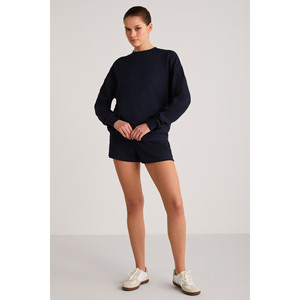 ETHIQUET MAISIE Damen-Sweatshirt aus Scuba-Stoff, extra weich, mit Rundhalsausschnitt, Oversize-Sweatshirt - Product Image 3