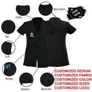 Uniformes de travail en tricot de haute qualité pour hommes, pour hôpital et salon de beauté, couleur et taille personnalisables - Product Image 4