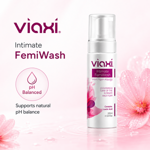 Viaxi FemiWash Foam Cleanser 100ml | pH-Balanced Fragrance-Free Sensitive Skin <b>Wash</b> | <b>Soap</b>-Free Daily Care Foam Pump - Product Image 2