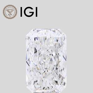 Diamante Radiante de Laboratorio de 4 Quilates, Corte Radiante, Claridad D, Pureza VVS1, VVS2, VS1, VS2 - Product Image 1