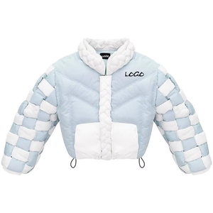 Veste matelassée pour homme de haute qualité, logo personnalisé d'usine OEM, mode, hiver, chaude, rembourrage en duvet, bulle, 2026 - Product Image 1