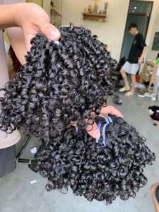 Vente en gros d'extension de cheveux Remy vietnamiens Oixie et Kinky Curls de haute qualité, cheveux humains bruts vierges de qualité supérieure - Product Image 4