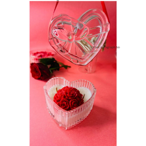 Heart Shape Gift Box with Rose Shaped <b>Candle</b> Decorative <b>Candle</b> <b>Set</b> for Valentine <b>Candle</b> for Best Price - Product Image 2