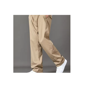 Pantalones holgados básicos para todos los días para hombre, pantalones informales holgados, cintura elástica, ligeros, servicio OEM disponible a granel, precio barato - Product Image 4