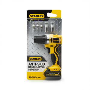 Forets métalliques antidérapants à double action Stanley, multi-pack - Product Image 2