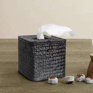 Goedkoopste Items Vintage Boho Vierkante Kleine Tissue Dozen Bedekken Handgemaakte Natuurlijke Servet Houder Voor Groothandel Voor Huis & Keuken