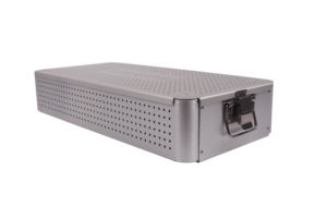 Caja de Esterilización para Instrumentos Quirúrgicos Laparoscópicos de Aleación de Aluminio, Doble Capa, Tamaño 540*250*100mm, por Taidoc International - Product Image 5