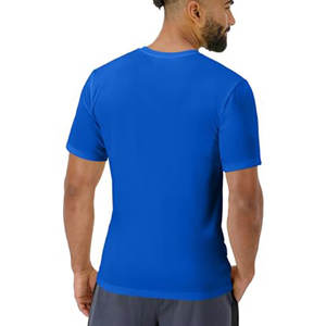 Camiseta de compresión para correr para hombre, camisetas deportivas de manga corta, sudadera deportiva para gimnasio, camiseta transpirable con logotipo impreso personalizado para correr para hombre - Product Image 3