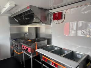 Remorque mobile entièrement équipée pour la vente de nourriture frite, livraison gratuite, cuisine de rue pour la restauration, petite entreprise - Product Image 5