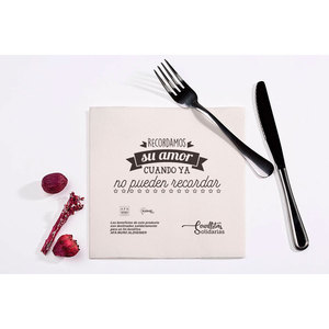 Tovaglioli Point-to-Point 40x40cm, 600 pezzi, 12 confezioni, Beneficenza AFA, B2B - Product Image 1