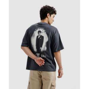 Camiseta transpirable para mujer Scarface, gris oscuro, 100% algodón, con serigrafía - Product Image 2