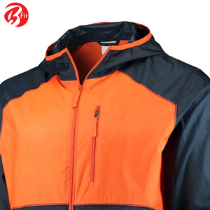 Chaqueta cortavientos con capucha para senderismo al aire libre cómoda de alta calidad de talla grande 4XL impermeable a prueba de viento con diseño de bolsillo único - Product Image 6