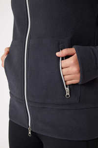 Chaqueta de Equitación para Mujer, Elegante y Funcional, de Nailon y Forro Polar, con Cremallera Completa, Resistente al Viento, Impermeable y Transpirable - Product Image 5