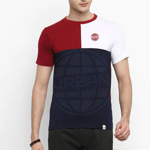 Camisetas informales de algodón 100% para hombre, transpirable, cuello redondo, estampado de marca personalizado, patrón sólido - Product Image 4