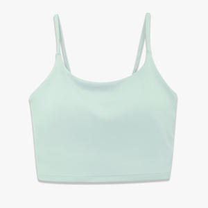 Sujetador Deportivo Acolchado de Alta Sujeción para Mujer con Tirantes Ajustables, Sin Costuras, Transpirable, de Secado Rápido, Cuello en U, con Cristales, para Yoga y Running - Product Image 6