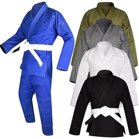 Uniforme de Karate al por Mayor de Alta Calidad, Kimono de BJJ Ligero y Transpirable de Poliéster/Algodón, Personalizable, Ropa de Artes Marciales Unisex