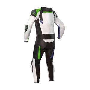 Traje de Motociclismo de Cuero de Carreras de Una Pieza, Cuero Vacuno % Genuino, Estampado de Verano, Impermeable y Transpirable - Product Image 4