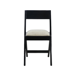 Silla de Comedor Moderna y Sencilla de Madera con Cojín Acolchado para Cafetería y Restaurante - Product Image 1