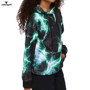 Nueva Llegada Sudadera con Capucha de Punto Oversize Estampada para Mujer, Transpirable, con Logo Frontal, Estilo Casual Urbano para Otoño-Invierno - Product Image 2