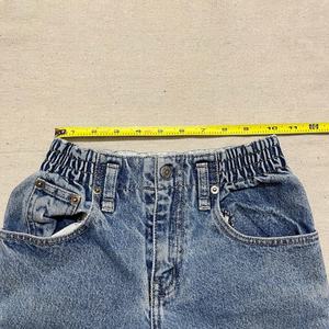 2T กางเกงผ้าเดนิมปักแนวสตรีท jea | สายรัดหัวเข็มขัดฮิปฮอป | ชุดกรันจ์ | สีดำ Y2K สวยงาม | เย็บปะติดปะต่อกันขากว้าง - Product Image 1