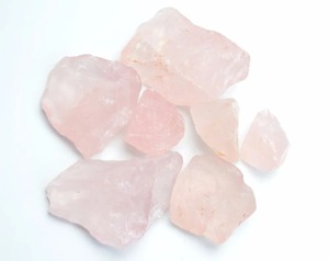 200g en vrac naturel Quartz rose pierres brutes semi-précieuses cristal de roche Reiki guérison métaphysique pierre brute avec une pochette gratuite - Product Image 4