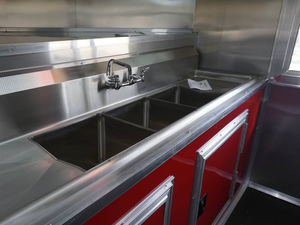 Barbecue à foyer en V rouge 8,5 x 22 avec kit d'insonorisation et garniture noire à vendre - Product Image 6