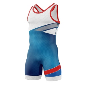 Sublimation Printing Polyester Quick Dry <b>Bodysuit</b> Jumpsuit Sexy One-Piece Wrestling Wear <b>for</b> Plus Size Women <b>Men</b> Singlets - Product Image 3