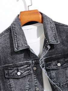 Veste en jean pour homme, dernier design, jean de haute qualité, prix de gros, fabrication pakistanaise - Product Image 5