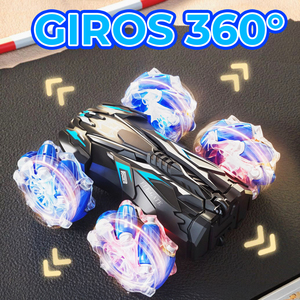 Auto Telecomandata con Luci LED, Effetti Musicali e Fumo, Modello RC Stunt Car 2.4GHz in Metallo per Corse e Drift - Product Image 3