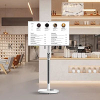 Televisor Inteligente Portátil con Pantalla Táctil LED de 32 Pulgadas y 120 Hz, 128 GB de Almacenamiento Integrado, Batería de 144000 mAh con Cámara de 13 MP y Monitor Giratorio