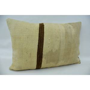 Premium Beige Kantha Patchwork Wool <b>Pillow</b> 16x24 Inch Luxury Vintage Woven Pattern Portable Bedding Fluffy Ring Square Features - Product Image 2