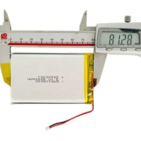 Batterie polymère au lithium 605898 105080 4750mah 5000mah 3.7v rechargeable pour batterie externe