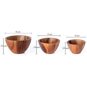 Vaisselle en bois artisanale pour restaurants taille variée pour vaisselle de table articles de restaurant et de cuisine du Vietnam - Product Image 2