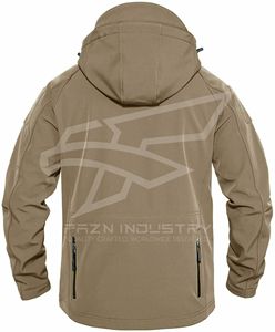 2025 venta al por mayor OEM chaqueta Softshell hombres al aire libre a prueba de viento cortavientos Softshell impermeable chaquetas de los hombres - Product Image 2