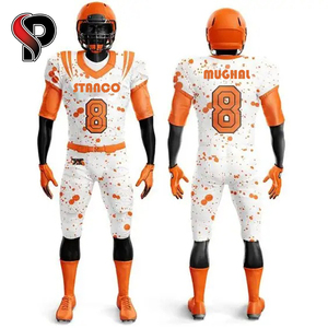Uniforme de Fútbol Americano Personalizado de Alta Calidad, Estilo Único para Equipos Nacionales, Transpirable, de Secado Rápido, Impresión Digital, 100% Poliéster - Product Image 1