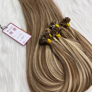 Gran oferta, cinta italiana alineada con cutícula virgen 100%, extensiones de cabello chino con pinza, materia prima, venta al por mayor, onda recta Natural - Product Image 1