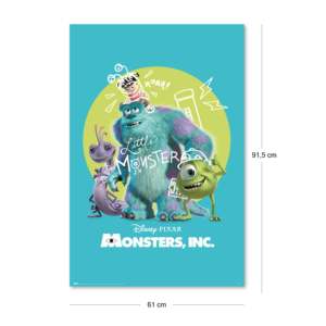 For Disney Pixar Monsters Inc. Modern Paper <b>Poster</b> for Birthday Decorations - Product Image 1