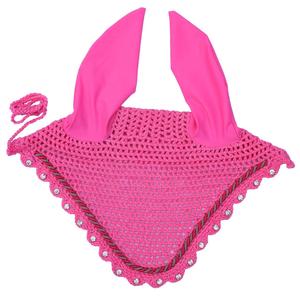 ผ้าคลุมหน้าป้องกันแมลงวันเนื้อนุ่มระบายอากาศได้ดีหมวกใบหูม้าผลิตจากปากีสถานสำหรับการฝึกขับขี่อุปกรณ์ป้องกันแมลงวัน - Product Image 6