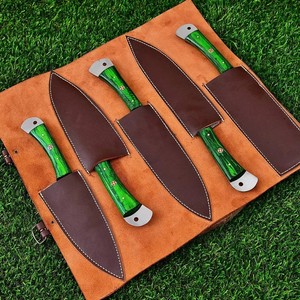 Cuchilla japonesa de 3 capas, cortador hecho a mano con mango octogonal, cuchillo de Chef, Santoku kiritsuke, cuchillos de cocina de matanza - Product Image 3