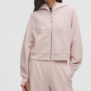 เสื้อฮู้ดดี้โอเวอร์ไซส์ผ้าคอตตอนหนานุ่ม สไตล์ลำลอง พิมพ์ลายโลโก้ด้านหน้าด้วยเทคนิคฮีททรานเฟอร์ พัฟพริ้นติ้ง สำหรับฤดูใบไม้ร่วงและฤดูหนาว เหมาะสำหรับผู้หญิง - Product Image 1