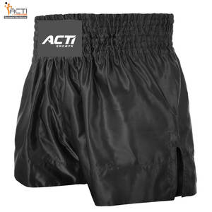 Pantalones cortos de Muay Thai transpirables de secado rápido Venta caliente Pantalones cortos de Muay Thai para hombres de calidad superior a la venta - Product Image 3