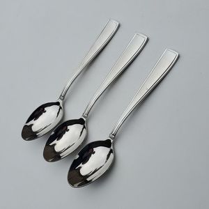 ชุดช้อนเสิร์ฟสแตนเลสสตีลลายตอก 6 ชิ้น สำหรับชุดอาหารอินเดีย อุปกรณ์ครัว ขายดีปี 2025 - Product Image 3