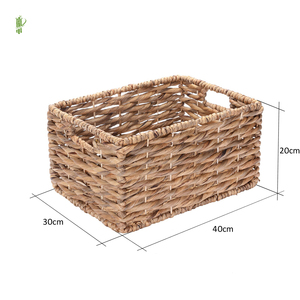 VGREENART VIETNAM MARQUE Matériaux faits à la main en jacinthe d'eau Décor VGA WB24 Modèle Panier pour la maison Restaurant Hôtel Fermeture à glissière - Product Image 4