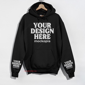 Venta al por mayor 100% algodón de los hombres 500Gsm sudaderas con capucha de pantalla personalizada impresa ropa de calle de peso pesado para la temporada de primavera e invierno. - Product Image 3